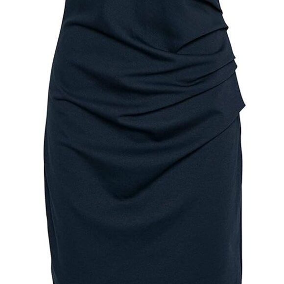 Kaff women s black Party cocktail Dress size small V-Neck with Sleeve by - Picture 2 of 16